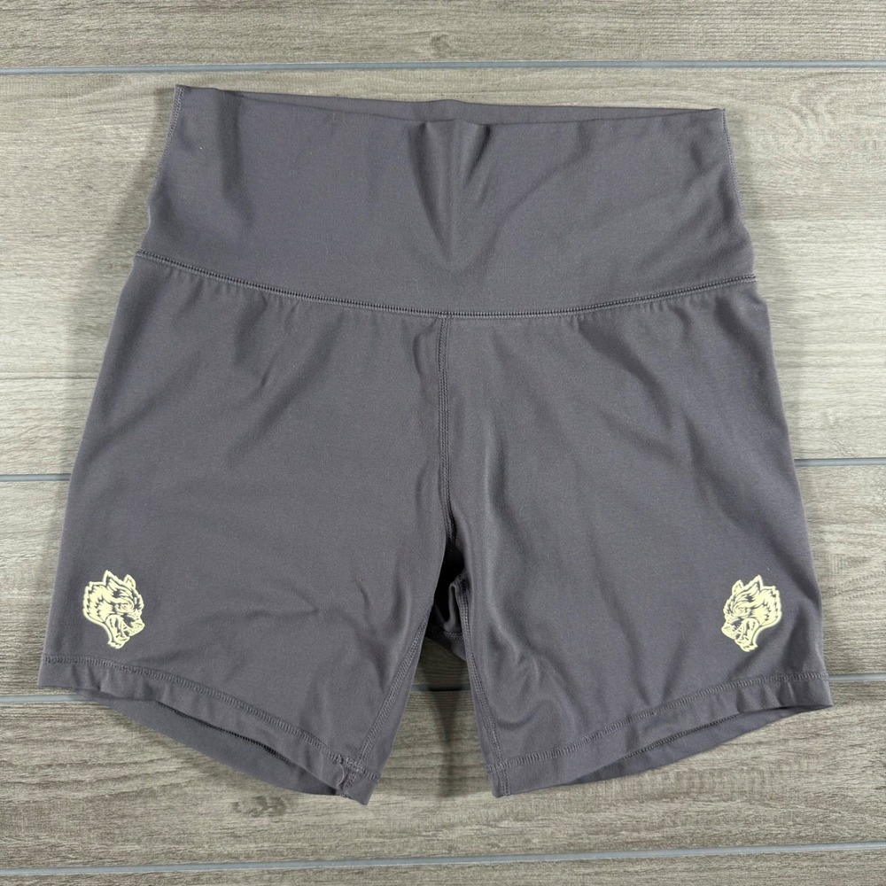 SHE Darc Sport Wolves Biker Shorts Gray Limited Edition 108 of 500 High Waist